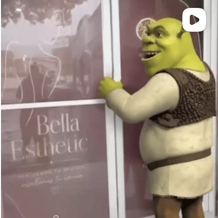 Publicación de Instagram de Bella Esthetic